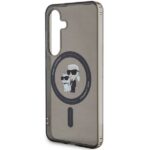 Karl Lagerfeld KLHMS24SHGKCNOK S24 S921 black hardcase IML Karl&Choupette MagSafe - imagine 6