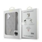 Guess GUHCP16SP4TDSCPP iPhone 16 6.1" pink hardcase Leather Metal Logo Strass Crossbody - imagine 9