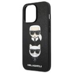 Karl Lagerfeld KLHCP13XSAKICKCBK iPhone 13 Pro Max 6,7" black hardcase Saffiano Karl & Choupet - imagine 6