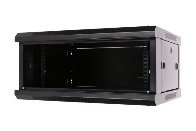 Extralink 4U 600x450 Black | Rackmount cabinet | wall mounted - imagine 6