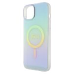 Guess GUHMP15MHITSQ iPhone 15 Plus/ 14 Plus 6.7" turquoise hardcase IML Iridescent MagSafe - imagine 6