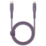ENERGEA Flow USB-C to Lightning C94 MFI Cable 1.5m Purple 60W 3A PD Fast Charge