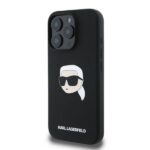 Karl Lagerfeld KLHMP16XSKHPPLK iPhone16 Pro Max 6.9" black hardcase Silicone Karl Head Print - imagine 3
