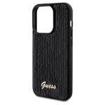 Guess GUHCP14XPSFDGSK iPhone 14 Pro Max 6.7" black hardcase Sequin Script Metal - imagine 6