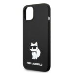 Karl Lagerfeld KLHMP14MSNCHBCK iPhone 14 Plus/ 15 Plus 6,7" hardcaseblack Silicone Choupette MagSafe - imagine 6