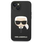 Karl Lagerfeld KLHMP14MSLKHBK iPhone 14 Plus / 15 Plus 6,7" hardcase black Silicone Karl`s Hea - imagine 3