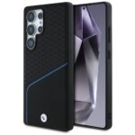 Case BMW Leather Textured and Smooth MagSafe for Samsung Galaxy S25 Ultra black