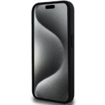 Case BMW BMHCP15L23PUPVK iPhone 15 Pro 6.1" black hardcase Perforated Tricolor Line - imagine 5