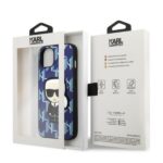 Karl Lagerfeld KLHCP13MPMNIKBL iPhone 13/ 14 / 15 6,1" hardcase blue Monogram Ikonik Patch - imagine 8