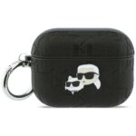 Case Karl Lagerfeld Monogram Karl & Choupette Head for AirPods Pro 3 black