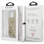 Guess GUHCP12MLG4GGPIGO iPhone 12/12 Pro 6,1" gold hardcase Gradient Liquid Glitter 4G - imagine 6