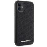 Karl Lagerfeld KLHCN61PQKPMK iPhone 11 /Xr 6.1" black hardcase Quilted K Pattern - imagine 4