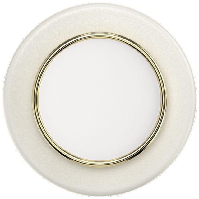 Grip and stand for phone Popsockets Round Luxe Coconut Creme Enamel MagSafe beige 8 - imagine 2
