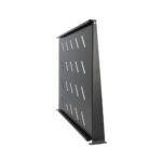 Extralink 1U 300mm Black | Shelf | 19", for wall cabinets - imagine 6