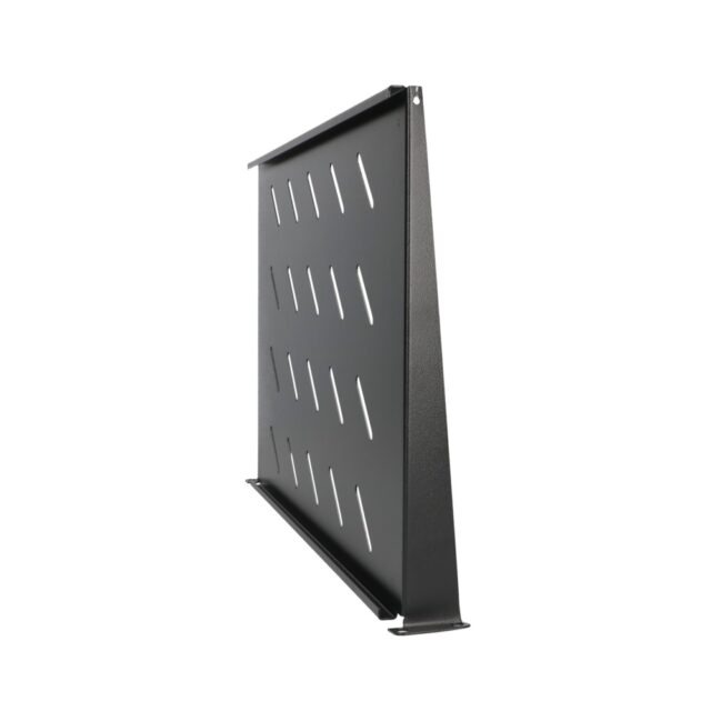 Extralink 1U 300mm Black | Shelf | 19", for wall cabinets - imagine 6