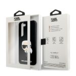 Karl Lagerfeld KLHCS22SSLKHBK S22 S901 black hardcase Silicone Karl`s Head - imagine 8
