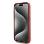 Karl Lagerfeld KLHCP15XPQDSMGR iPhone 15 Pro Max 6.7" red hardcase Diagonal Quilted Script - imagine 5