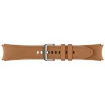 Samsung Hybrid Eco-Leather Band ET-SHR96LDEGEU for Watch6 20mm M/L camel - imagine 4