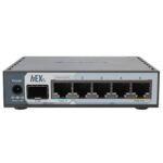 Mikrotik hEX S (2025) | Router | E60iUGS, 5x GbE RJ45, 1x SFP, PoE out, USB
