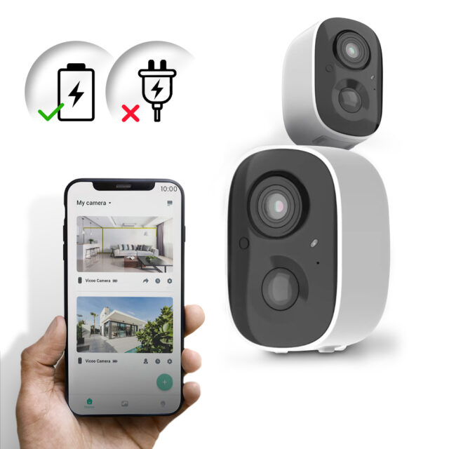 Extralink Protector | IP Camera | Outdoor IP Camera, FullHD, IP65, 5200mAh, EC2000 - imagine 6