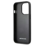 AMG AMHCP13LDOLBK iPhone 13 Pro / 13 6,1" black hardcase Leather Hot Stamped - imagine 7