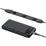 Cable USAMS SJ759 U89 100W Fast Charging with massager black - imagine 8