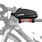 WILDMANEX bike frame bag/bag bike holder black - imagine 4
