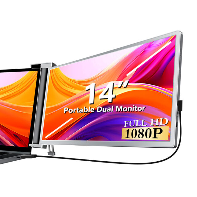 Extralink Smart Life S14 14" Portable Laptop Monitors, 2 Monitors, IPS, 1920x1200 - imagine 4