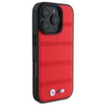 BMW BMHMP16X23PUSPR iPhone 16 Pro Max 6.9" red hardcase M Perforated And Stitched Line MagSafe - imagine 3