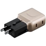 Wall charger Energea TravelGo Adapter 45 2xUSB-C 45W gold-black - imagine 6