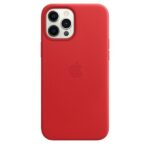 Case Apple MHKJ3ZM/A iPhone 12 Pro Max MagSafe red Leather Case - imagine 5