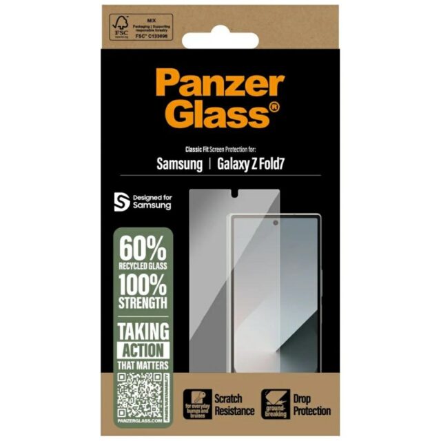 Tempered Glass PanzerGlass Classic Fit for Samsung Galaxy Z Fold7 - imagine 4