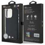 BMW BMHMP16X23PMWK iPhone 16 Pro Max 6.9" black hardcase M Smooth Full Wrapped Metal MagSafe - imagine 8