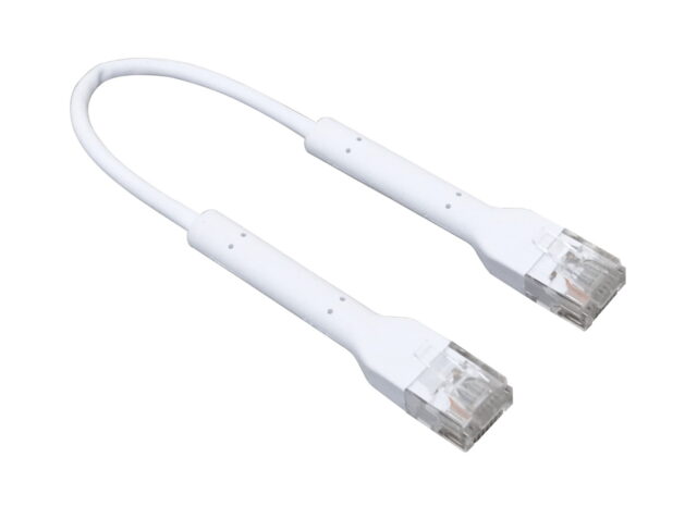 Ubiquiti U-Cable-Patch-RJ45 | Ethernet Patch Cable | UniFi Cable, RJ45, 0,1m, White - imagine 2