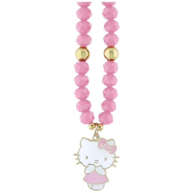Hello Kitty Pearls and Beads Kitty Charm Phone Charm Pink - imagine 2