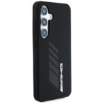 Case AMG Oversize Rhombs MagSafe for Samsung Galaxy S25 black - imagine 4