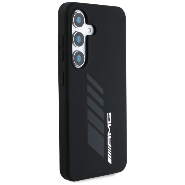 Case AMG Oversize Rhombs MagSafe for Samsung Galaxy S25 black - imagine 4