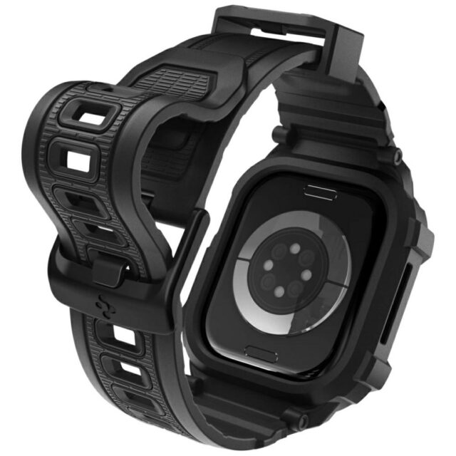 Pasek Spigen Rugged Armor Pro V2 do       Apple Watch 10 / 11 42mm czarny - imagine 8