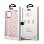 Karl Lagerfeld KLHCP14MHKLSPCP iPhone 14 Plus / 15 Plus 6,7" hardcase pink Mono Vertical Strip - imagine 8