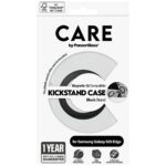 Case CARE by PanzerGlass Feature Black Kickstand & QI for Samsung Galaxy S25 Edge transparent - imagine 4