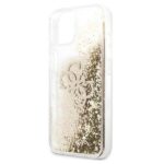 Guess GUHCP13MLG4GGO iPhone 13 / 14 / 15 6,1" gold hardcase 4G Big Liquid Glitter - imagine 6