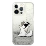 Karl Lagerfeld KLHCP13XGCFS iPhone 13 Pro Max 6,7" silver hardcase Liquid Glitter Choupette F - imagine 3