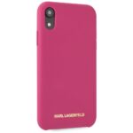 Karl Lagerfeld KLHCI61SLROG iPhone Xrhardcase fushia Silicone - imagine 5