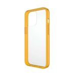 PanzerGlass ClearCase iPhone 13 Pro6.1" Antibacterial Military grade Tangerine 0338 - imagine 4