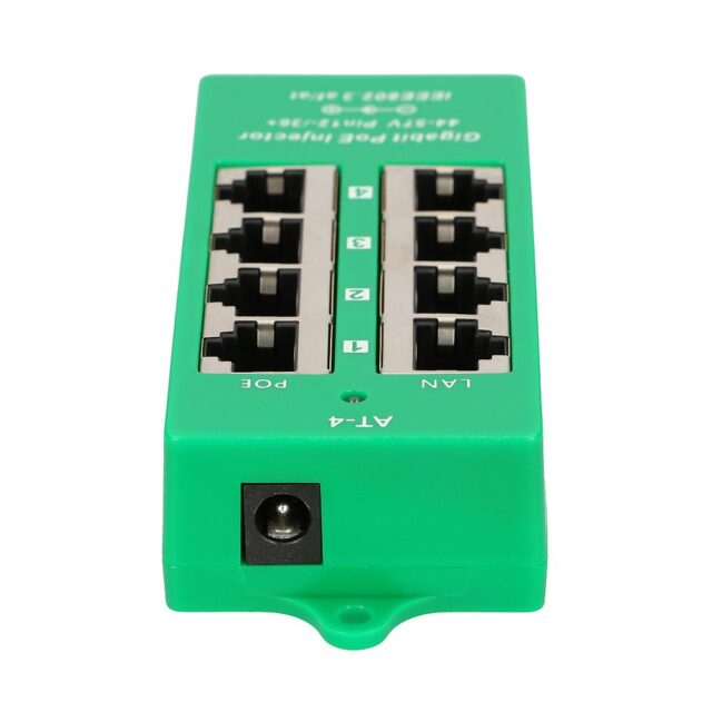 Extralink 4 Portowy | Gigabit PoE Injector | Active, 4 ports Gigabit 802.3at/af, Mode A - imagine 6