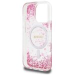 Guess HC Resin Bottom Glitter iPhone 16 Pro MagSafe Case Pink - imagine 7