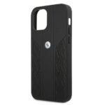 BMW BMHCP12MRSPPK iPhone 12 / 12 Pro 6,1" black hardcase Leather Curve Perforate - imagine 6