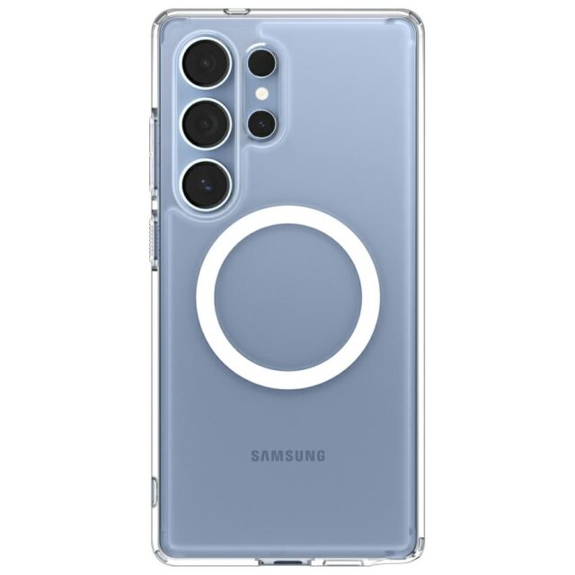 Spigen Ultra Hybrid Mag MagSafe Case for Samsung Galaxy S25 Ultra White - imagine 2