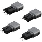 Wall charger Energea TravelGo Adapter 45 2xUSB-C 45W graphite-black - imagine 2