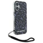 Karl Lagerfeld KLHCP16MHZBPKCCU iPhone 16 Plus 6.7" purple Zebra With Cord - imagine 3